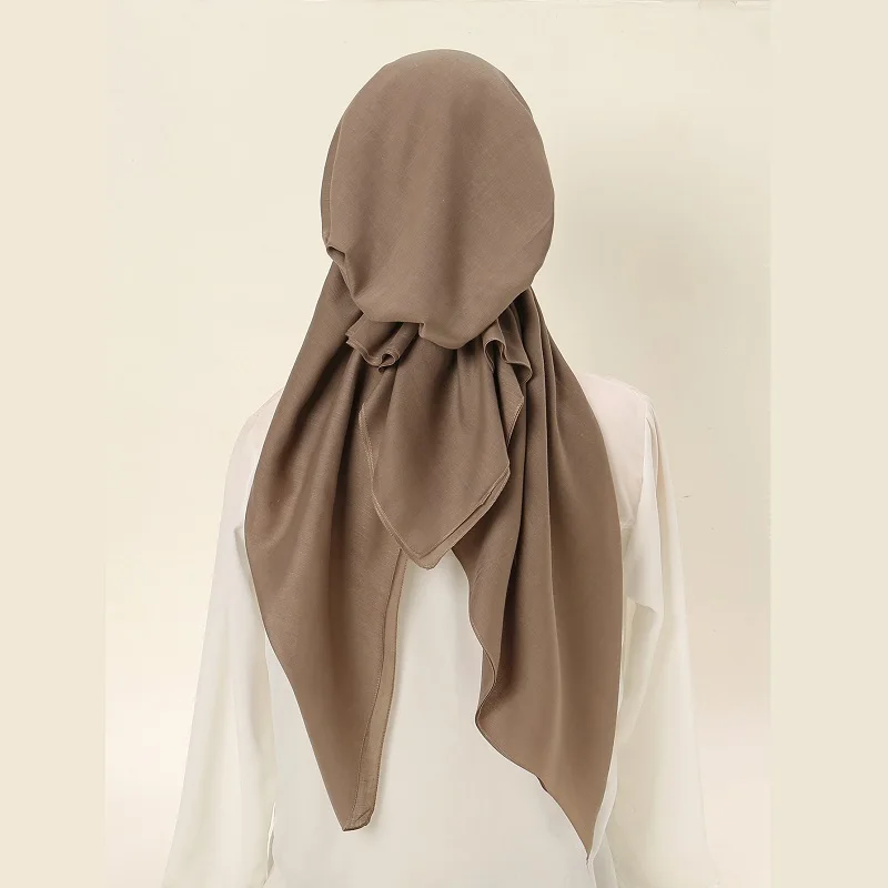 gros coton instantané musulman hijab enveloppe intérieure sous capuchon triangle écharpe hijab plaine islamique turban bonnet doux bandeau chapeau