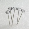 broche de couture en diamant, 50/100 pièces, broche de broderie patchwork, broche de bouquet de mariage pour couture, aiguille de positionnement, accessoires de bricolage