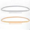 joenvironfor ceinture élastique en or pour femmes, ceinture en métal argenté, simple et polyvalente, ceinture de jupe