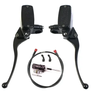 Kit d&rsquo;Embrayage Hydraulique pour Moto Honda, Yamaha, Kawasaki, Suzuki, Levier Ogo, Pompe de Frein, 22mm, 7/8