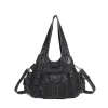 sac à main en pu de grande capacité pour femmes, sacs à main, sac à main, noir, vintage, initié, mode, cartable, femme