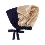 Hijab en Satin Doux à Double Couche, Casquette Islamique, Chapeau Sous-Écharpe, Bonnet Turc, Couverture de Sauna Musulman, 12 Couleurs