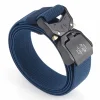 ceinture tactique, ceinture de travail militaire de randonnée de 1.5 pouces avec boucle à dégagement rapide robuste, nouvelles ceintures élastiques en alliage d'aluminium pour hommes