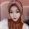 hijab musulman pour femmes musulmanes, châle, écharpe de sauna, glands de luxe, prière malaisienne, kufi, islam, arabie saoudite, mode, livraison gratuite, nouveau, 05201