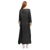 robe pull pour femmes, caftan brillant, abaya arabe musulman, manches longues, ample, dubaï, arabie saoudite, moyen orient, maxi