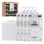 10 pièces absorbeur d&rsquo;humidité suspendus séchage vêtements déshumidificateur garde-robe déshumidificateur sac sec déshydratant sac d&rsquo;absorption d&rsquo;humidité
