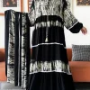 Abaya – robe d&rsquo;automne en coton à manches longues pour femmes, Design de haute qualité, dubaï, avec grande écharpe, Boubou Maxi, robe africaine pour femmes
