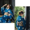 yukata japonais traditionnel classique geisha kimono obi ceinture sakura imprimé cummerbunds nœud papillon noble rétro ceinture japonaise