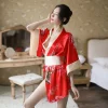 robe kimono japonaise pour femme, cardigan sexy, vêtements de nuit obi, robe de geisha traditionnelle, lingerie vintage, cosplay