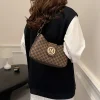 sac à bandoulière populaire pour femmes, sac à main tendance avec ceinture décorée rétro sous les bras