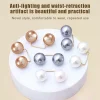 Lot de 8 épingles en perles pour vêtements, écharpe, jupe et robe sécurisées et réglables, accessoires de mode avec Imitation de pois