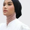 casquette hijab intérieure en modal doux, turban extensible musulman, sous écharpe islamique, bonnet, bandeau féminin, casquette tube