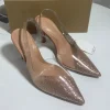 chaussures élégantes à talons hauts pour femmes, strass brillants, sandales d'été transparentes à la mode pour mariée et mariage, 2025