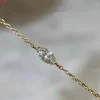 bracelet en argent sterling 925 plaqué or 14 carats, zircon géométrique exquis pour femmes, bijoux de tempérament à la mode