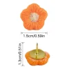 20/30/50 pièces décoration de la maison broderie créative fleur punaises 3d panneau réutilisable punaise mignon bricolage goujons décoratifs panneau de liège