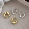Boucles d&rsquo;oreilles en argent Sterling 925 pour femmes, cercles ronds polyvalents, à la mode, pour prévenir les allergies, accessoires de bijoux, cadeaux
