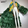 winyi moyen orient mode kimonos abaya dubaï luxe pour femme sexy dentelle cardigan tenues de plage plage couvrir maxi manteau caftan