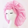 bonnet pour cheveux en soie satinée | bande de cravate réglable | bonnet de sommeil pour femmes et hommes | casque de protection unisexe