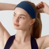 bandeaux d'entraînement absorbant l'humidité pour femmes, bandeau extensible antidérapant à séchage rapide, bandeau de sport élastique confortable pour femmes