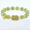 bracelet en jade hetian naturel pour femmes, bijoux de tempérament élégant, haut sens, bijoux cadeau de fête de mariage