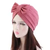 femmes musulmanes turban chapeau gros arcs islamique intérieur hijab casquette torsadé bandeau foulards inde chapeau femme musulman turbante