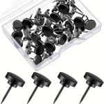 Punaises murales de fixation d&rsquo;affichage de punaises de fleur de 50 pièces pour la maison, l&rsquo;école, les cartes, le bureau, le panneau de liège, les Photos du calendrier