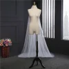 offre spéciale 2 couches voile de mariée de mariage blanc ivoire doux transparent simple voile veu de noiva avec peigne accessoires de mariage