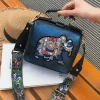 sac à main en cuir brodé d'Éléphant pour femme, sacoche de luxe de styliste à bandoulière
