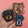 broches mignonnes pour chiens de compagnie, broches d'insigne d'animaux de dessin animé pour vêtements, épingle en émail, badges pour femmes, accessoires de bijoux, cadeaux pour amis