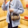 sac à bandoulière en cuir de luxe pour femmes, élégant, fourre tout de styliste de mode, style chic classique pour un usage quotidien