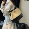 sacs fourre tout élégants en cuir véritable pour femmes, sac à bandoulière classique de célèbre styliste, sac à main de luxe populaire