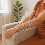 Ensemble de bijoux rétro élégant pour femmes, 10 pièces, Bracelets superposés en argent, usage quotidien, cadeau de fête de mariage
