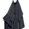 femmes musulmanes longue hijab khimar double couche islamique dubaï hijabs foulards turban arabe dames coiffure ramadan longue foulard