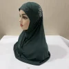 hijab musulman avec pierres, h237, belle grande fille, foulard islamique, châle, chapeau armia
