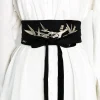 ceinture kimono traditionnelle japonaise pour femmes, corset à pampilles, large ceinture yukata grue, ceintures de taille, accessoires de costume