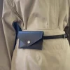 Sacs de taille pour femmes, nouvelle mode, sac pour cartes de visite, sac de rangement Compact et Portable, sac de ceinture en cuir souple
