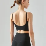Haut de soutien-gorge de sport pour femmes, push up, rembourré fixe, hauts push-up, gilet de fitness, course à pied, soutien-gorge de gymnastique, yoga, sous-vêtements de sport respirants