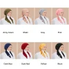 turban hijab intérieur musulman pour femmes, casquette pré attachée, foulard à longue queue, bonnets enveloppants, écharpe de tête, couvre chef extensible, chapeau ninja