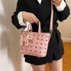 sac à main en cuir pour femmes, fourre tout classique et élégant, fourre tout de luxe de styliste pour habillage urbain quotidien