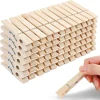 Épingles à linge en bois 50/100 pièces, épingles à linge pour suspendre des vêtements, des photos, des photos, de la salle de classe, d&rsquo;artisanat, de décoration