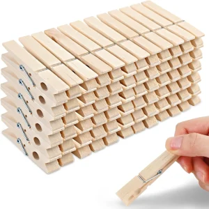 Épingles à linge en bois 50/100 pièces, épingles à linge pour suspendre des vêtements, des photos, des photos, de la salle de classe, d&rsquo;artisanat, de décoration