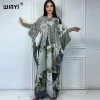 WINYI été caftan koweït femmes imprimer plage couvertures robe abaya dubaï luxe abaya femme musulmane dubaï mode robe de soirée