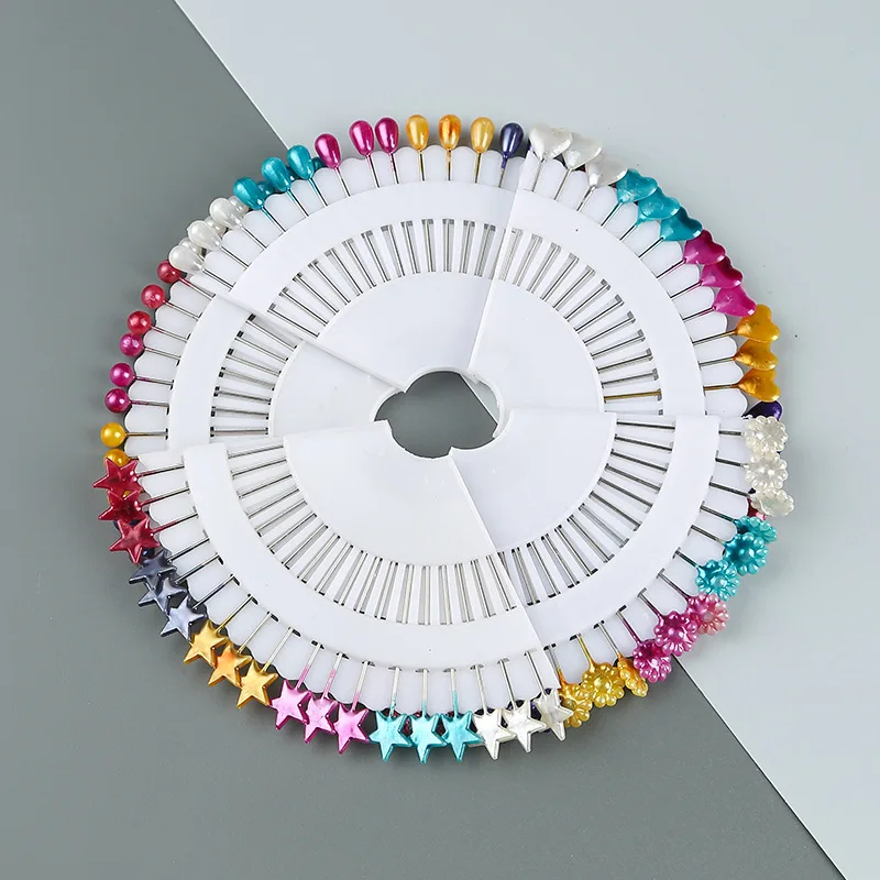 Aiguilles nacrées festonnées colorées, épingles de couture, point de couture, bricolage artisanat fixation de vêtements, outils de positionnement de Corsage de mariage