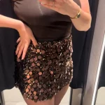 Robe de soirée courte à paillettes pour femmes, Sexy, asymétrique épaule dénudée, col en v, plissée, mode féminine, couleur unie, paquet de hanches