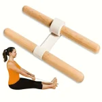 Ceinture de yoga réglable pour la flexibilité et l&rsquo;exercice – Ceinture extensible confortable avec boucle en métal pour salle de sport, yoga et danse