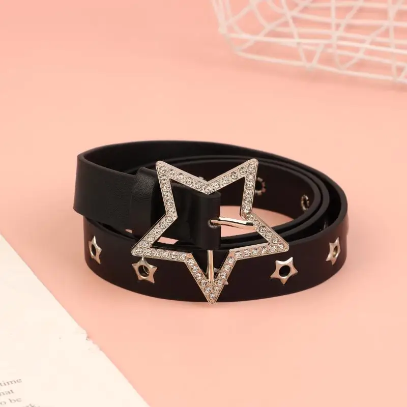 Ceinture à boucle en métal Vintage pour hommes et femmes, ceinture en cuir Pu pour pantalons en jean, ceinture décorative