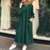 abayas musulmanes pour femmes, vêtements arabes vintage de dubaï, robes chaudes, robe caftan, kimono féminin, élégant, musulman, islam