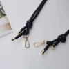 sangle de sac avec boucle ronde, sangle de main, sangle d'épaule, ceinture, poignée de sac, bricolage réglable, détachable, remplacement en cuir pu