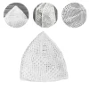 chapeau prière hijab tricoté, turban indien pour adultes, chapeau rond kufi en coton respirant, chapeau arabe, chapeau