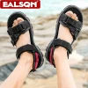 sandales plates été hommes respirant vacances chaussures de plage bout ouvert en plein air décontracté voyage randonnée sandales